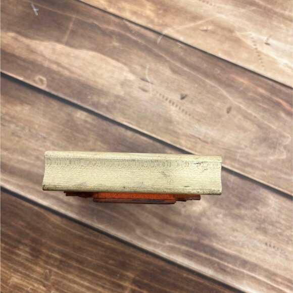 VERY HTF VINTAGE PRAIRIE RUBBER STAMPS WOOD MOUNTED BASKET OF POINSETTIA'S - Picture 7 of 7